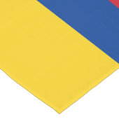 Colombiaanse vlag lange tafelloper (Hoek)