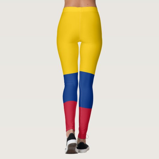 Colombiaanse vlag leggings (Achterkant)