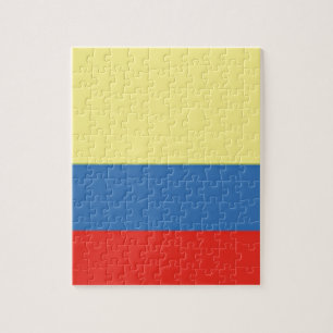 Colombiaanse vlag legpuzzel