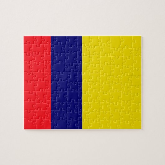 Colombiaanse vlag legpuzzel (Horizontaal)