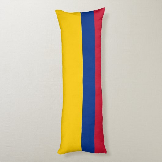 Colombiaanse vlag lichaamskussen (Achterkant (Verticaal))