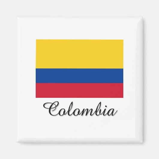 Colombiaanse vlag magneet (Voorkant)