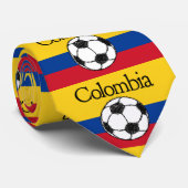 Colombiaanse vlag met Football Stropdas (Opgerold)