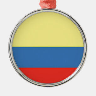 Colombiaanse vlag metalen ornament