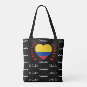 Colombiaanse vlag mode en sport tote bag (Achterkant)