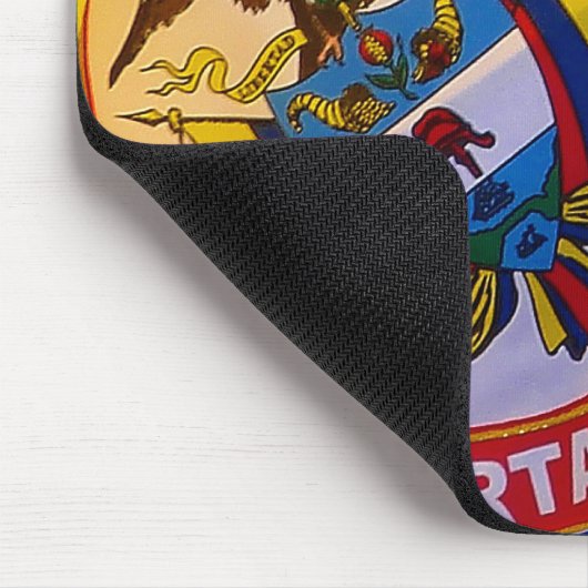 Colombiaanse vlag Mousepad Muismat (Hoek)