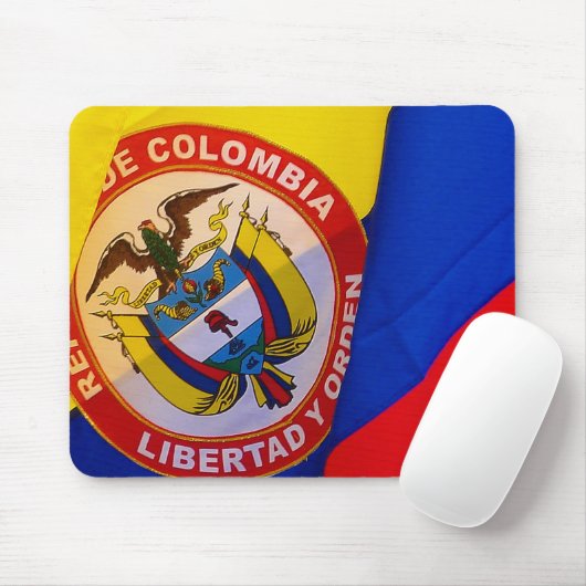 Colombiaanse vlag Mousepad Muismat (Met muis)