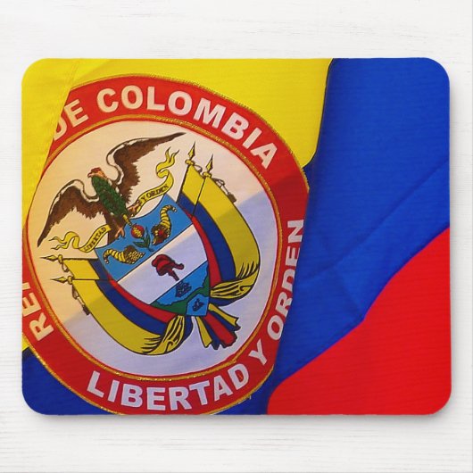 Colombiaanse vlag Mousepad Muismat (Voorkant)