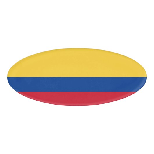 Colombiaanse vlag naambadge (Voorkant)