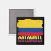 Colombiaanse vlag Nationaal Magneet (Voorkant / Achterkant)