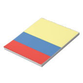 Colombiaanse vlag notitieblok (Linkerzijde)