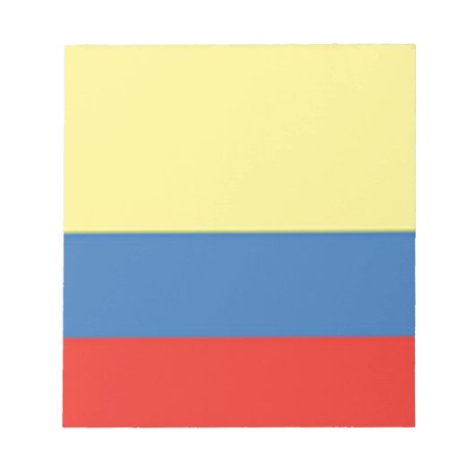 Colombiaanse vlag notitieblok (Voorkant)