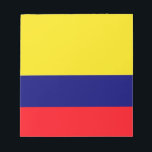 Colombiaanse vlag notitieblok<br><div class="desc">Design onder de Colombiaanse vlag</div>