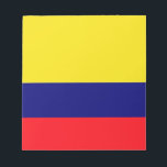 Colombiaanse vlag notitieblok<br><div class="desc">Design onder de Colombiaanse vlag</div>