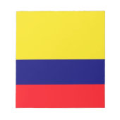 Colombiaanse vlag notitieblok (Voorkant)