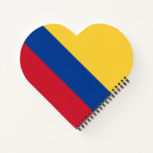 Colombiaanse vlag notitieboek (Achterkant)