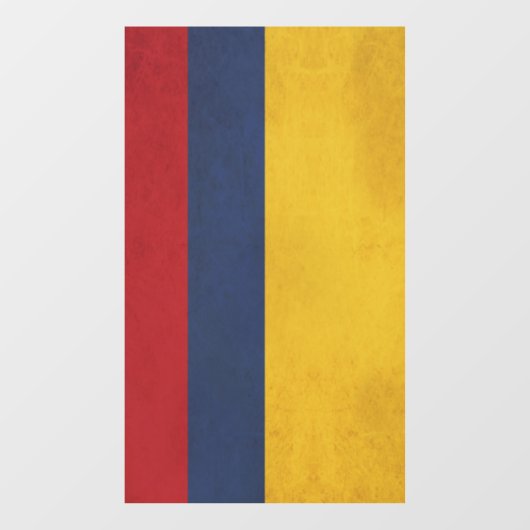 Colombiaanse vlag  ontwerp raamsticker (Vel)