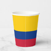 Colombiaanse vlag papieren bekers (Rechts)
