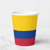 Colombiaanse vlag papieren bekers (Voorkant)
