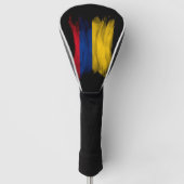 Colombiaanse vlag, penseelstreek, nationale vlag golfheadcover (Voorkant)