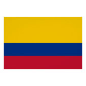 Colombiaanse vlag perfect poster (Voorkant)