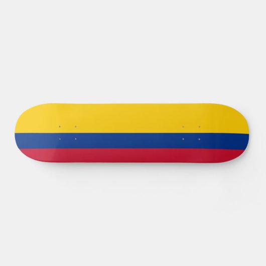 Colombiaanse vlag persoonlijk skateboard (Horizontaal)