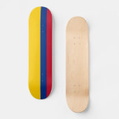 Colombiaanse vlag persoonlijk skateboard (Voorkant)