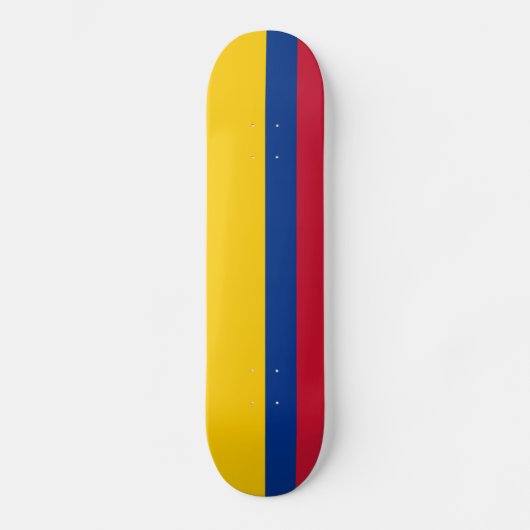 Colombiaanse vlag persoonlijk skateboard (Voorkant)