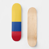 Colombiaanse vlag persoonlijk skateboard (Voorkant)