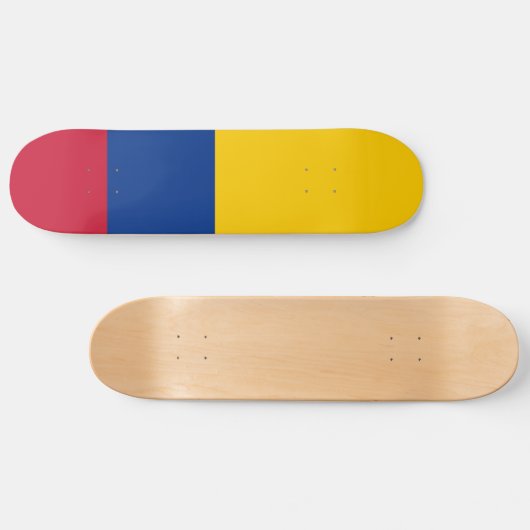 Colombiaanse vlag persoonlijk skateboard (Horizontaal)