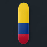 Colombiaanse vlag persoonlijk skateboard<br><div class="desc">Patriottische vlag van Colombia.</div>