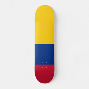 Colombiaanse vlag persoonlijk skateboard
