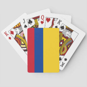 Colombiaanse vlag pokerkaarten
