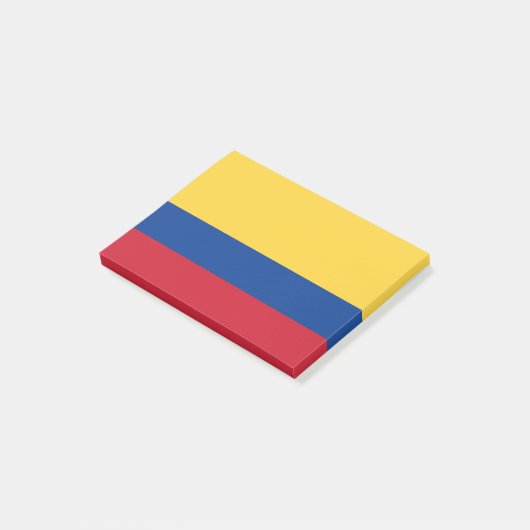 Colombiaanse vlag post-it® notes (Schuin)