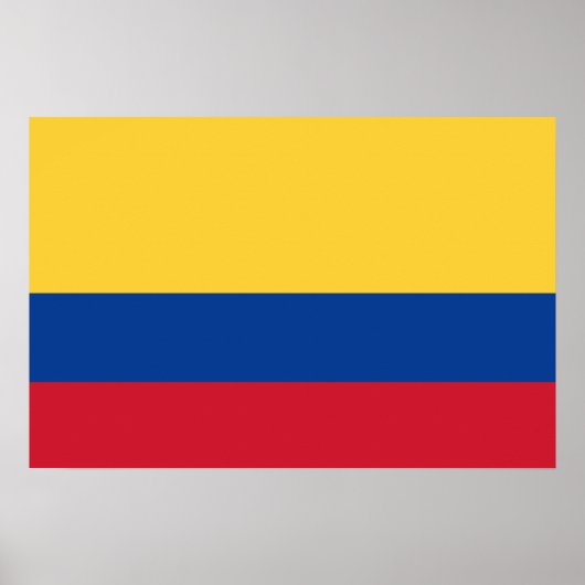 Colombiaanse vlag poster (Voorkant)