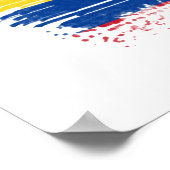 Colombiaanse vlag poster (Hoek)