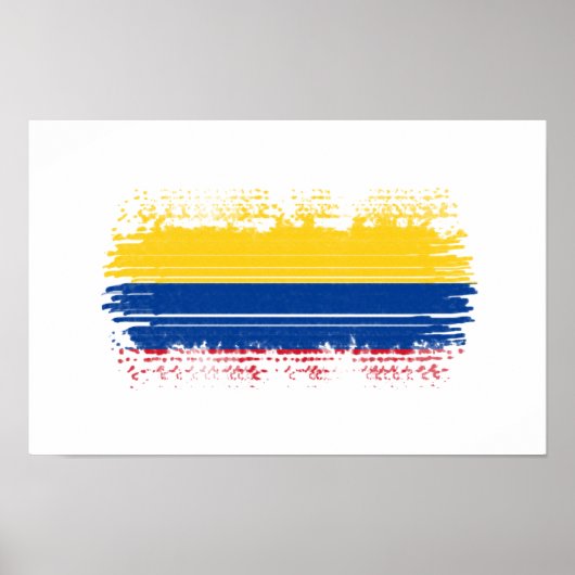 Colombiaanse vlag poster (Voorkant)