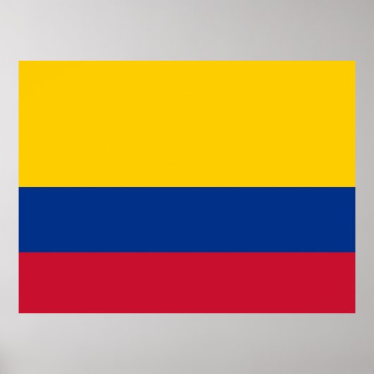 Colombiaanse vlag poster (Voorkant)