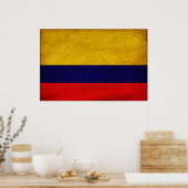 Colombiaanse vlag poster (Keuken)
