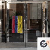 Colombiaanse vlag raamsticker (Kantoordeur)