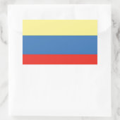 Colombiaanse vlag rechthoekige sticker (Tas)