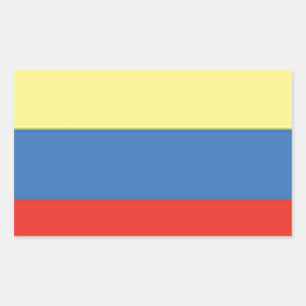 Colombiaanse vlag rechthoekige sticker