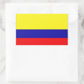 Colombiaanse vlag rechthoekige sticker (Tas)