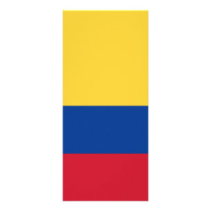 Colombiaanse vlag reclamekaart