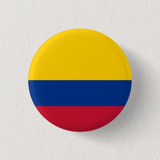 Colombiaanse vlag ronde button 3,2 cm (Voorkant)
