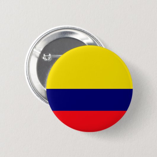 Colombiaanse vlag ronde button 5,7 cm (Voorkant /achterkant)