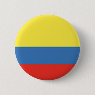 Colombiaanse vlag ronde button 5,7 cm