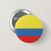 Colombiaanse vlag ronde button 5,7 cm (Voorkant /achterkant)