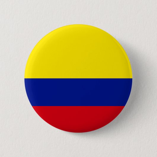 Colombiaanse vlag ronde button 5,7 cm (Voorkant)