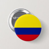 Colombiaanse vlag ronde button 5,7 cm (Voorkant /achterkant)